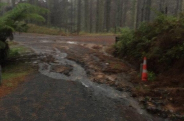 A typical scenario that requires driveway drainage.